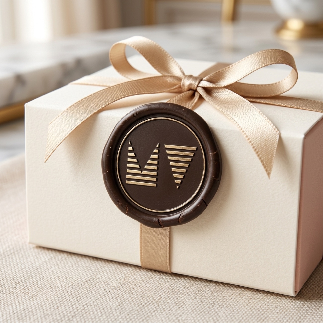 Ribbon & wax seal